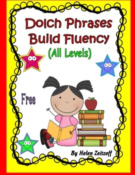Preview of Dolch Phrases-- Build Fluency--- All Levels