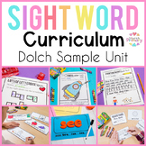 Dolch Pre-Primer Sight Word Unit - Activities, Literacy Ce