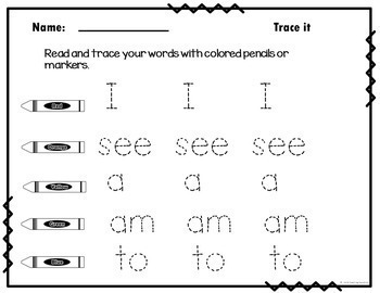 Sight Word Worksheets by Teaching Superkids | Teachers Pay Teachers
