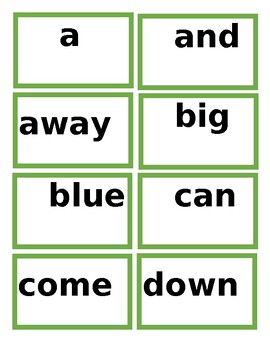 Preview of Dolch Preschool Sight Words Tracing with Flashcards