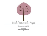 Dolch Primer Homework Pages