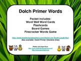 Dolch Primer Word Packet-Farm/Grass Theme