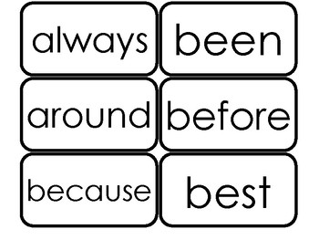 second grade flash cards sight words