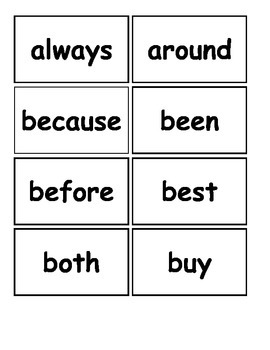 Dolch Second Grade Sight Word Flashcards by Busy Monkeys | TpT