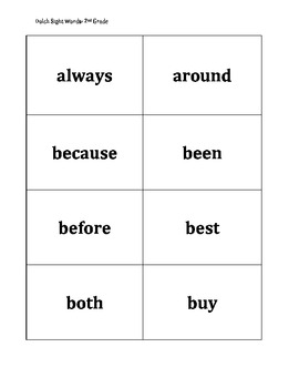 dolch second grade sight words by peachy teachy learning tpt
