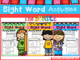 Dolch Sight Word Activities The BUNDLE Coronavirus Packet 