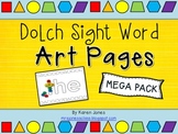 {Dolch} Sight Word Art Pages *MEGA PACK*