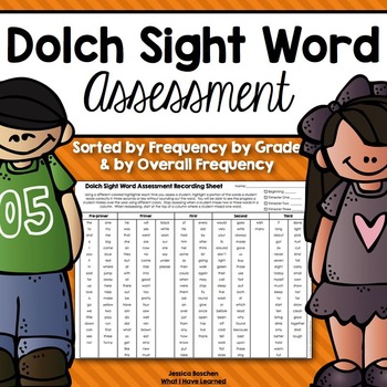 dolch sight word assessment
