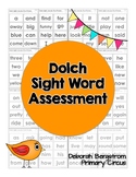 Sight Word Tracking & Assessment