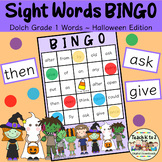 Dolch Sight Word BINGO - Grade 1 Halloween Edition