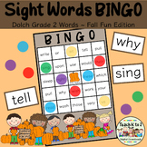 Dolch Sight Word BINGO - Grade 2 Fall Edition
