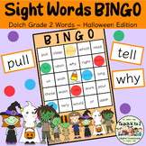 Dolch Sight Word BINGO - Grade 2 Halloween Edition