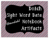 Dolch Sight Word Data Notebook Artifact