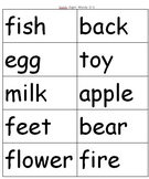 Dolch Sight Word Flash Cards