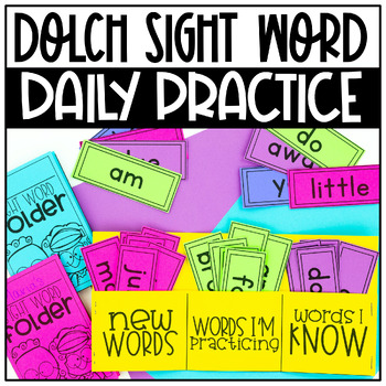 Preview of Dolch Sight Word Practice | A Daily Activity to Practice Sight Words in Minutes