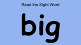 Dolch Sight Word Google Slides™: Big, Blue, Boy