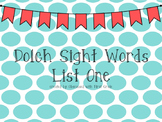 Dolch Sight Word Powerpoints--Editable!