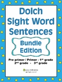 Dolch Sight Word Sentences Bundle Pack