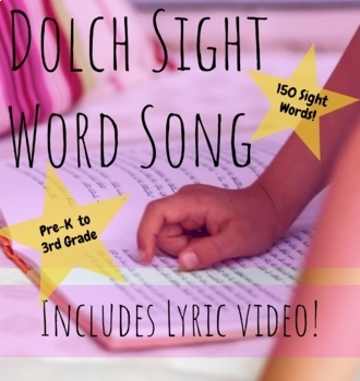 Preview of Dolch Sight Word Song (With Lyric Video!)