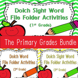 Dolch Sight Word Write and Wipe File Folder~ The Primary G