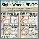 Sight Words BINGO for Grades K-2 Reading Centers BUNDLE Ic