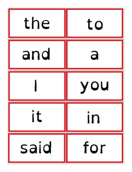 Dolch Sight Words FLASH CARDS-Open Dyslexic Font by Just a Lit Bit