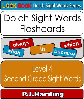 Dolch Sight Words Flashcards. Level 4 Second Grade Sight Words | TPT