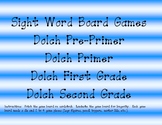 Dolch Sight Words Game Boards