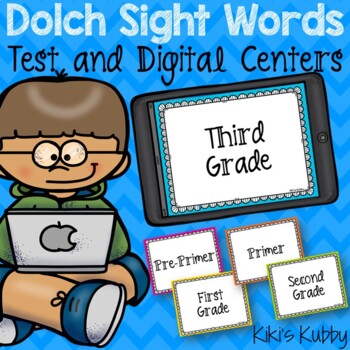 Preview of Dolch Sight Words: Digital Centers Flash Cards