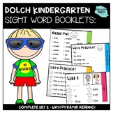 Primer Kindergarten Dolch Sight Word Cards - NO PREP, Prin