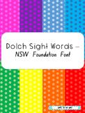 Dolch Sight Words - NSW Foundation Font