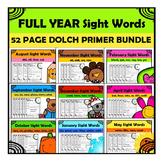 Sight Words - Primer List