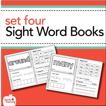 Dolch Sight Words Printable Books - Second Grade Set by seeds4teaching