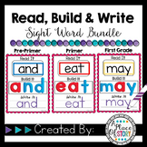 Kinder and First Grade Sight Words-Read, Build, and Write 