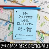 Second Grade Sight Words Dictionary with Digital Easel Option