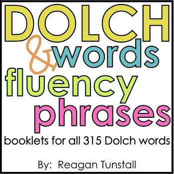 Preview of Dolch Sight Words and Fluency Phrases Books