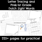 Dolch Sight Words and Letter Tracing BUNDLE!!