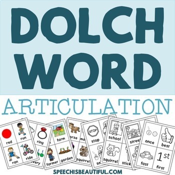 Preview of Dolch Word List - Articulation Cards