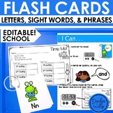 Alphabet Flash Cards to Build Letter Naming Fluency Plus E