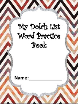 Preview of Dolch Word List Pre-Primer Worksheets