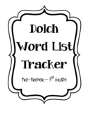 Dolch Word List Tracker