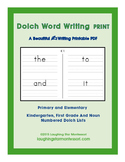 Dolch Word Writing K-2 Print