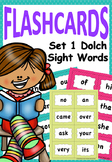 Dolch Sight Words List One (Spotted Flashcards)