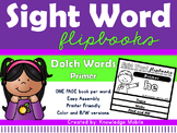 Sight Word Flip Book - Dolch Words - Primer