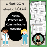 Doler Cuerpo Spanish Grammar Notes with Built in Guided Sp