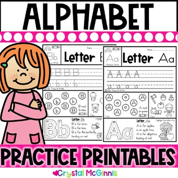 Dollar Deal | 26 Alphabet Practice Printables | Alphabet Recognition ...