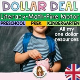 Dollar Deal Bundle All my one dollar resources. English