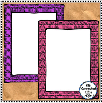 Dollar Deal! Dan Frames - 10 Colors - Moveable by KB Konnected | TPT