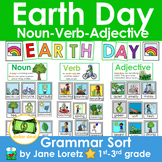 Dollar Deal Earth Day Grammar Sort, Nouns, Verbs, Adjectiv