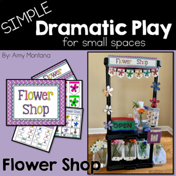 Preview of Dollar Deal: Flower Shop Dramatic Play {Made Simply for Small Spaces}